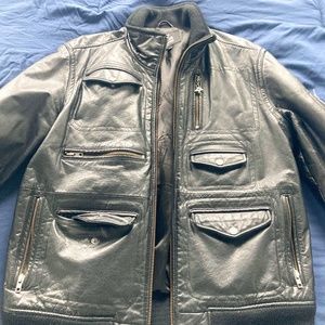 Lifted Research Group (LRG) Leather Jacket Large